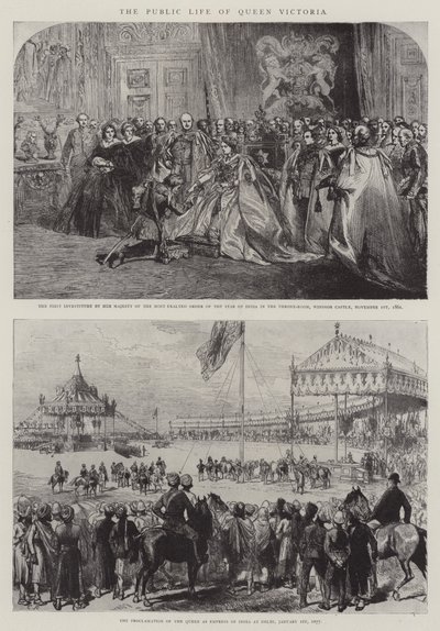 La vida pública de la Reina Victoria de Sir John Charles Robinson